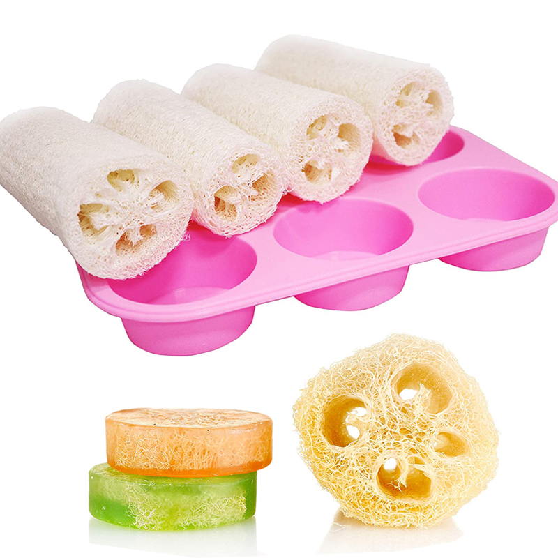 Soap Making Starter Kit - 10cm Loofah and Soap Mold Kit