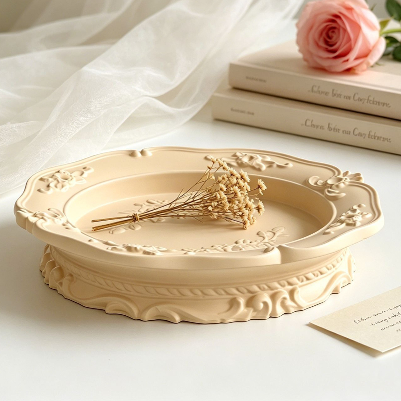 Soap Making Kits - Elegant Vintage Baroque Lace Silicone Mold,