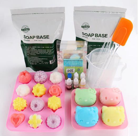 Soap Making Starter Kit - Healthy Food Grade Soft Silicone Handmade