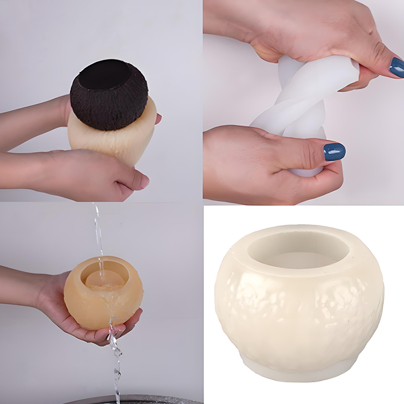 Soap Making Kits - 3D Simulation Coconut Silicone Mold Aromatherapy
