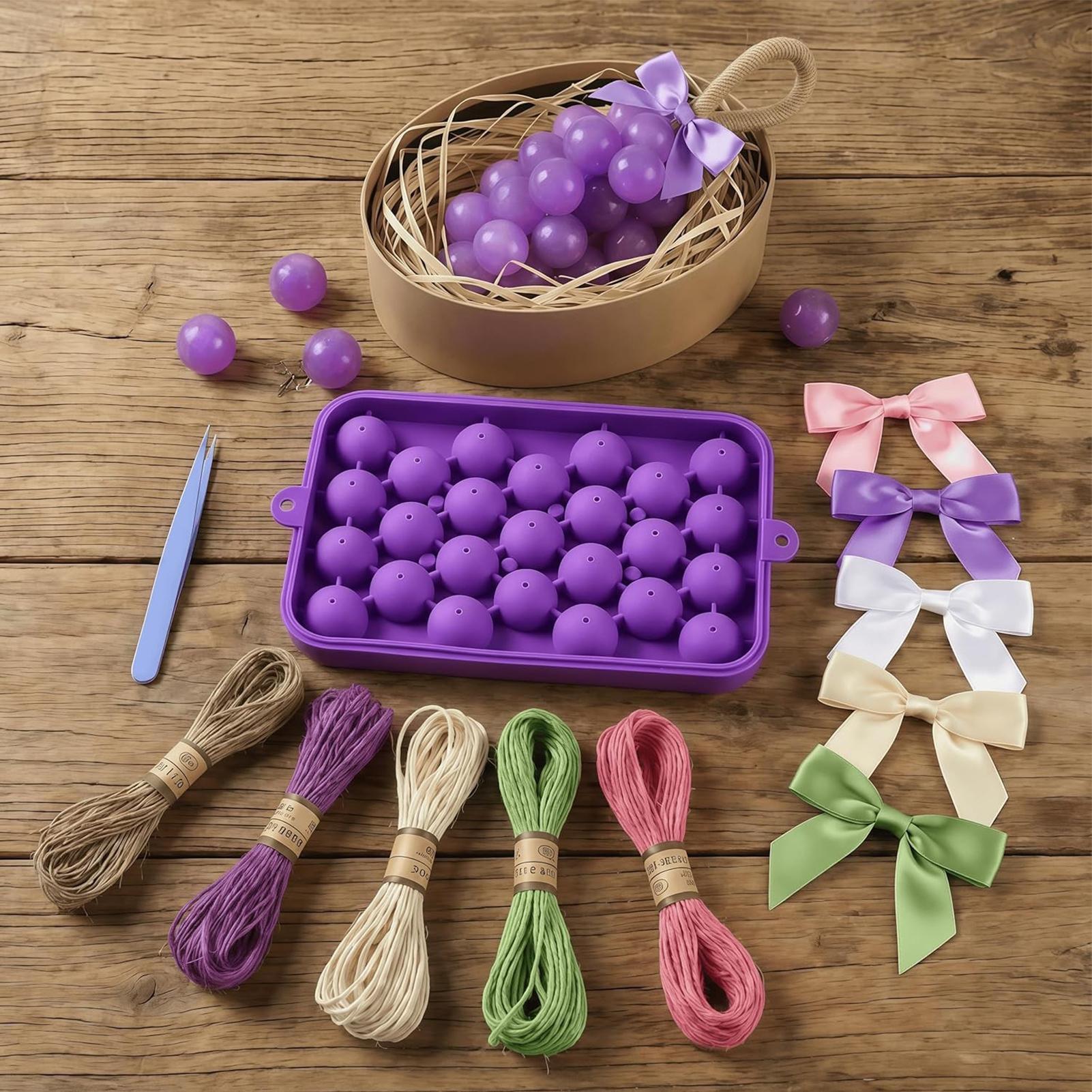 Soap Making Kit For Kids - Grape Shaped Soap Making Kit with