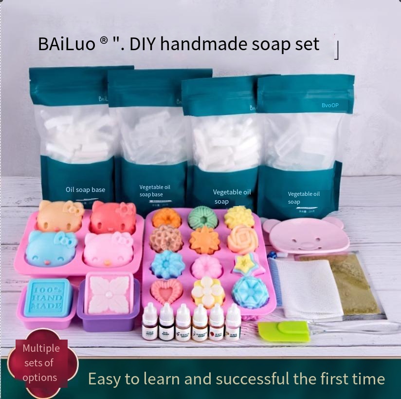 Soap Making Starter Kit - Handmade Soap DIY Material Pack Homemade