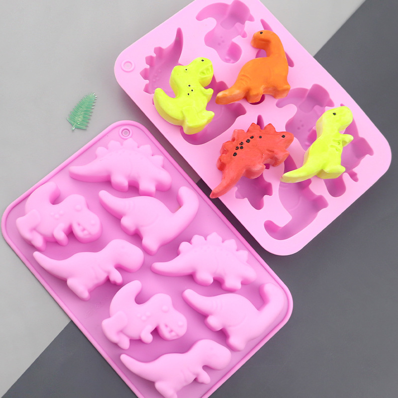 Soap Making Tutorial - Blues Wholesale 8 Dinosaurs Cartoon Silicone