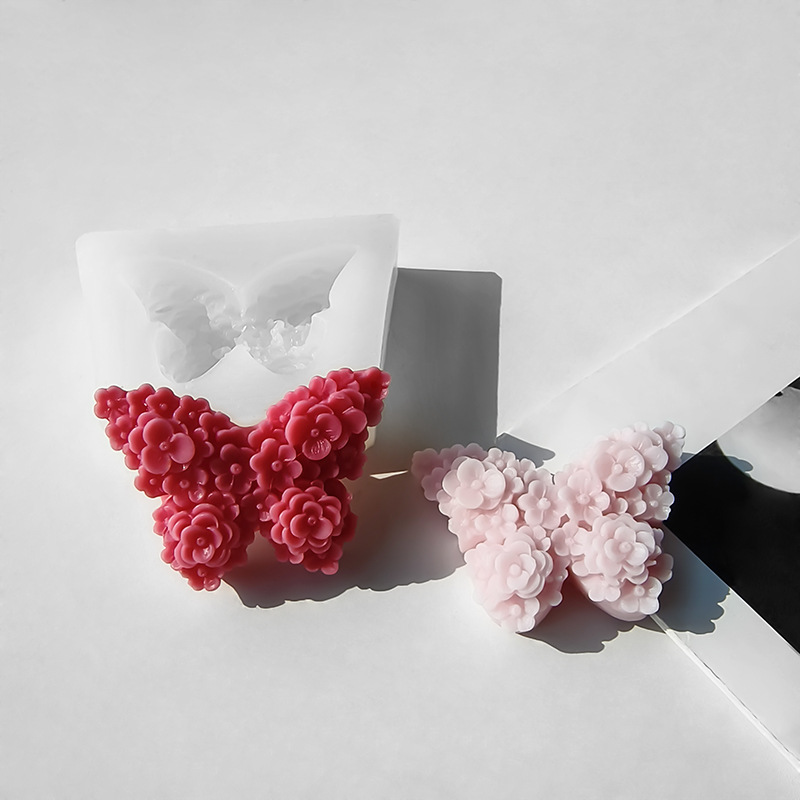 Rose Butterfly Candle Silicone - огляд і ціна Soap Making Business