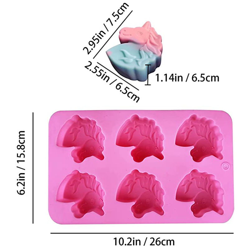 Unicorn Silicone Mold For Baki - огляд і ціна Soap Making Kit For Kids