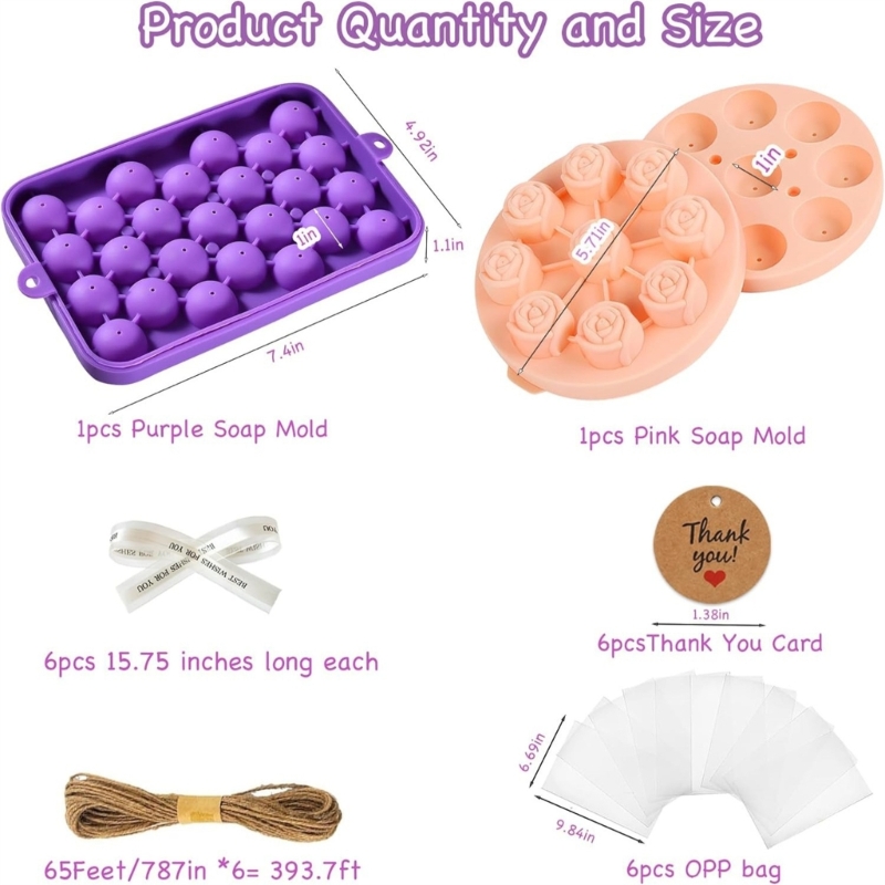  26Pcs Handmade Soap Making Su - огляд і ціна Soap Making Starter Kit