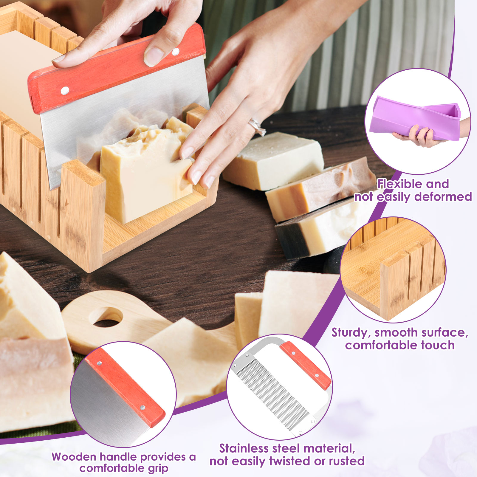 DIY Soap Making Mold Kit with  - огляд і ціна Soap Making Starter Kit