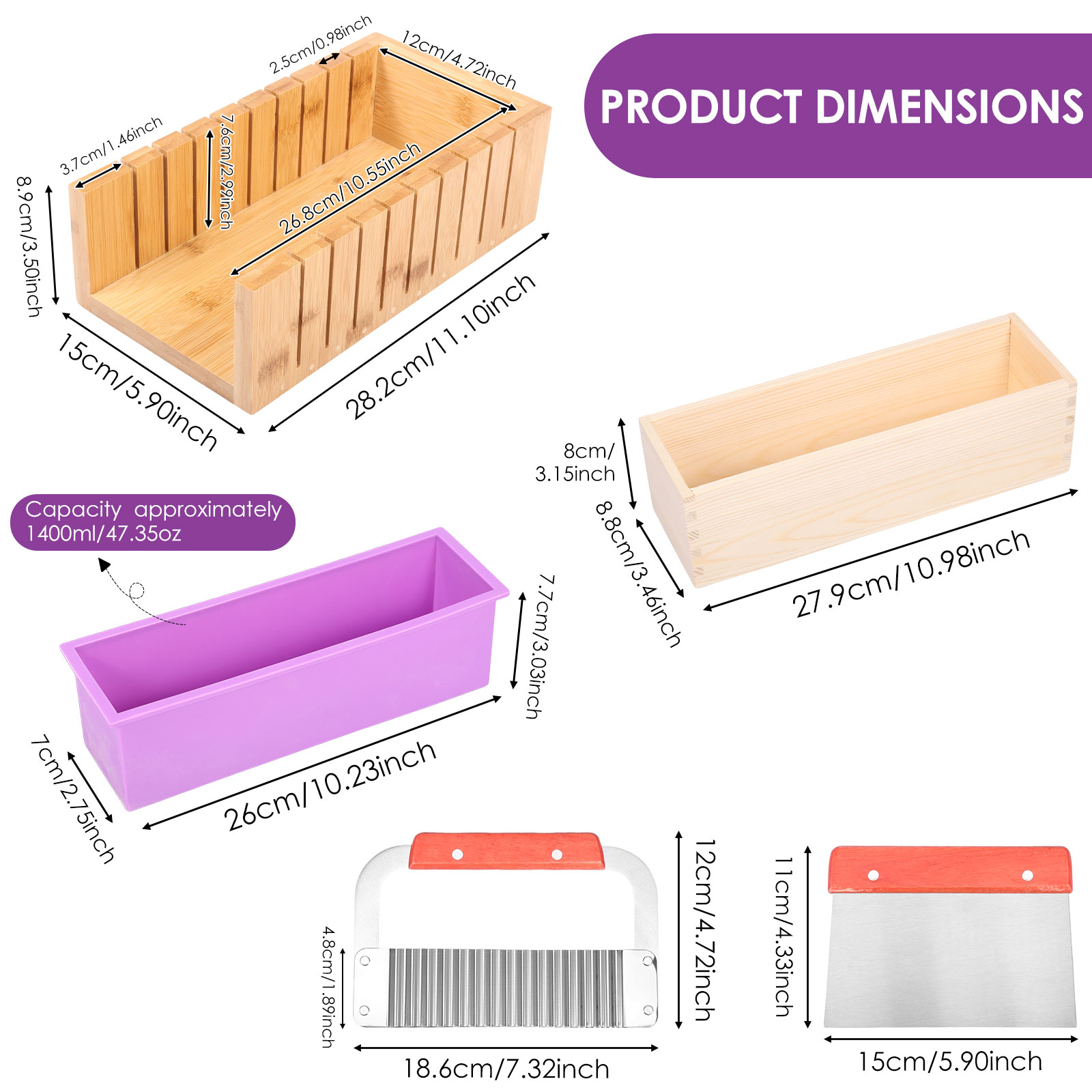 DIY Soap Making Mold Kit with  - огляд і ціна Soap Making Starter Kit