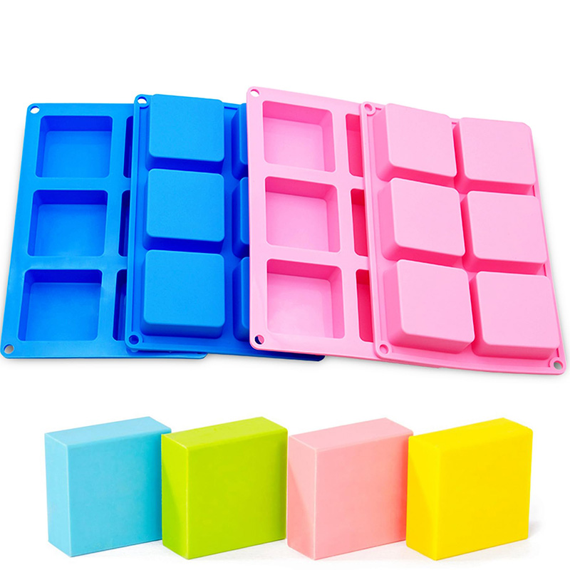 Square Soap Molds 6-Cavity Non - огляд і ціна Soap Making Bar