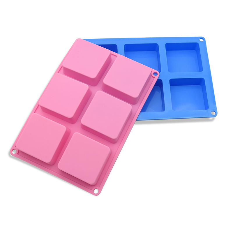 Square Soap Molds 6-Cavity Non - огляд і ціна Soap Making Bar