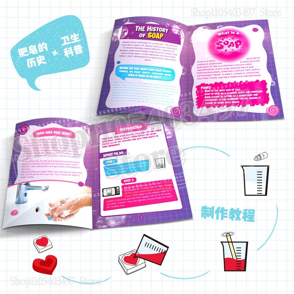 Multiple Styles Kids DIY Soap  - огляд і ціна Soap Making Kit For Kids