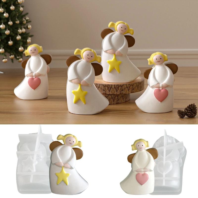 Love Angel Gypsum Mold Candle  - огляд і ціна Soap Making Kits
