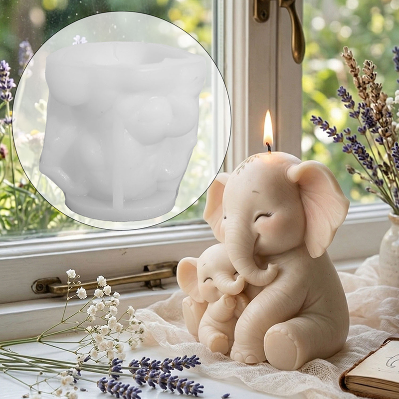 Cute Sitting Elephant Silicone - огляд і ціна Soap Making Kit For Kids