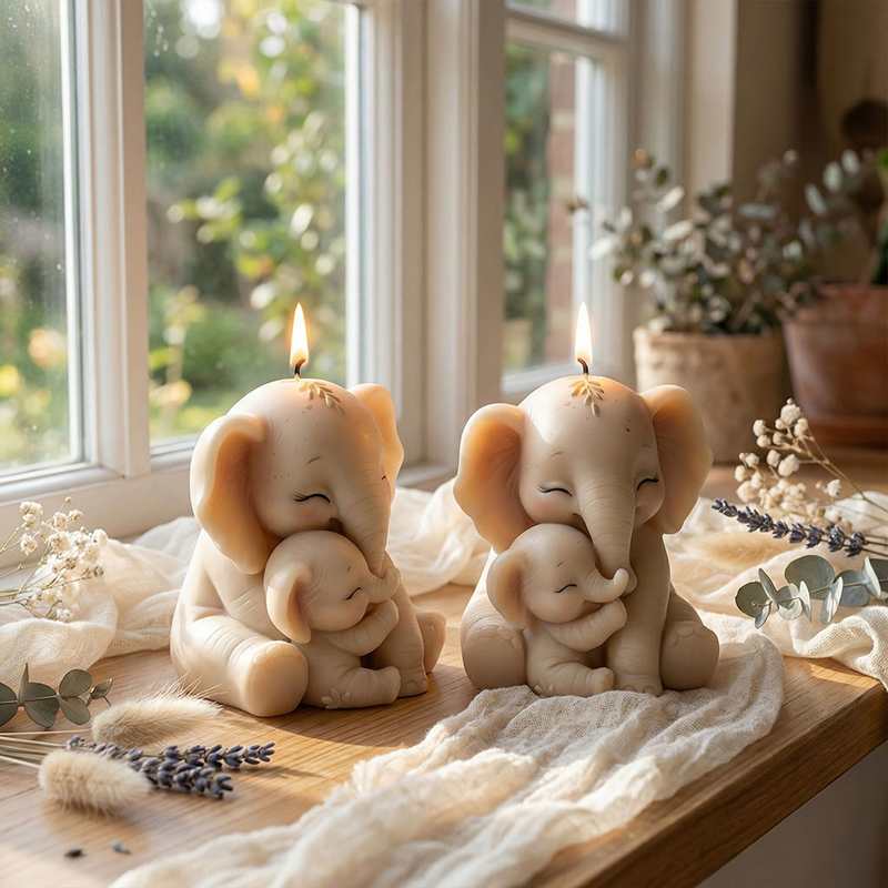 Cute Sitting Elephant Silicone - огляд і ціна Soap Making Kit For Kids