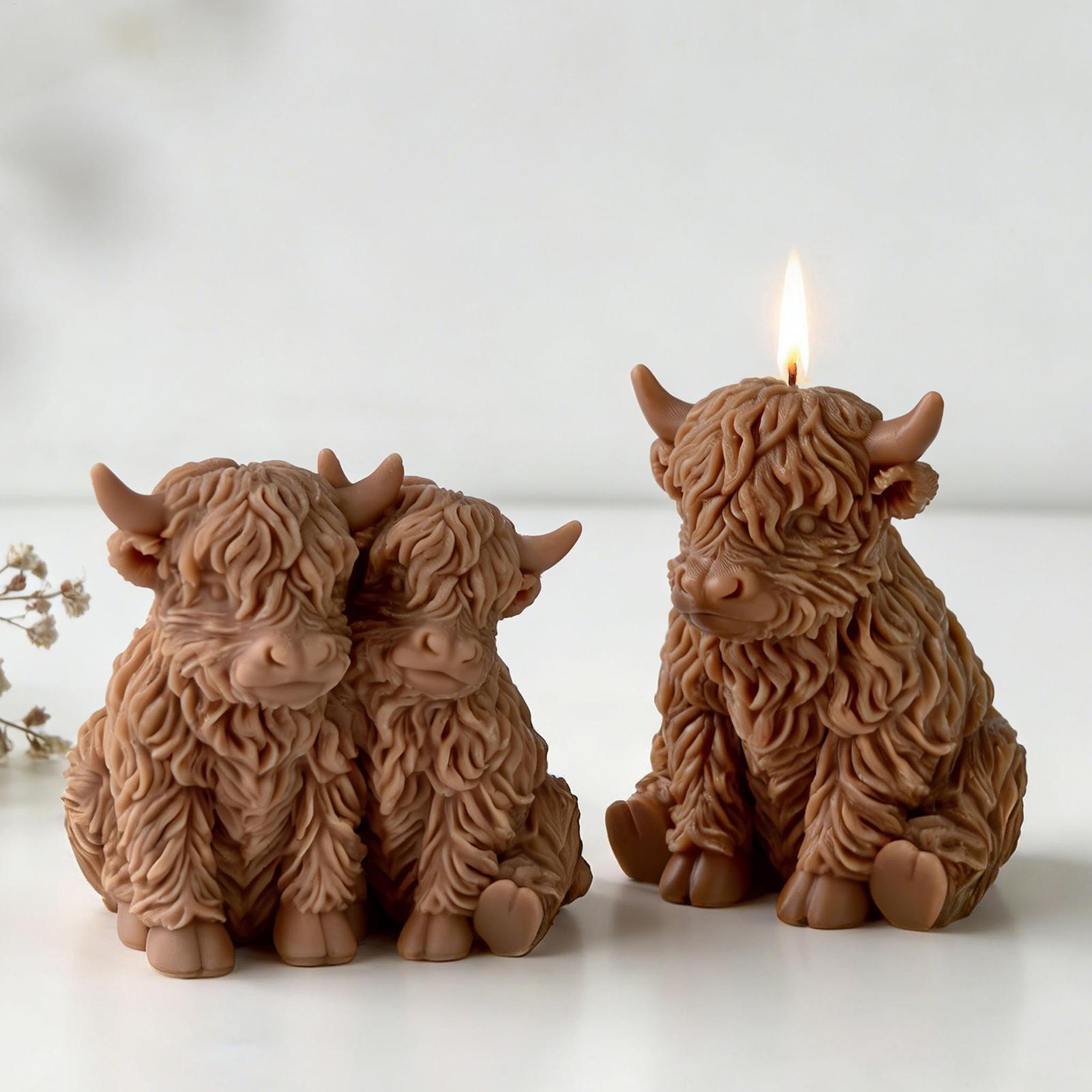 Highland Cow Silicone Mold Reu - огляд і ціна Soap Making Business