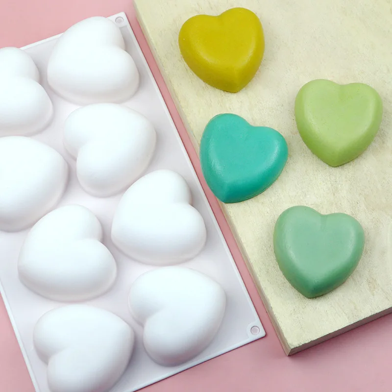 Love Heart Silicone Soap Mold  - огляд і ціна Soap Making Kits