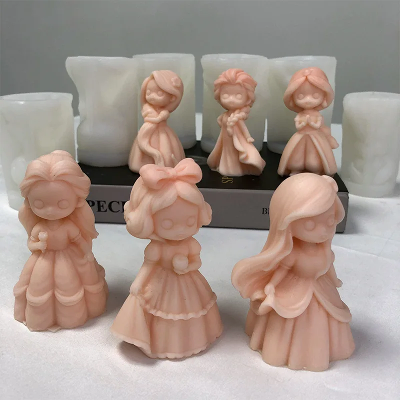 6 Princess Doll Silicone Candl - огляд і ціна Soap Making Business