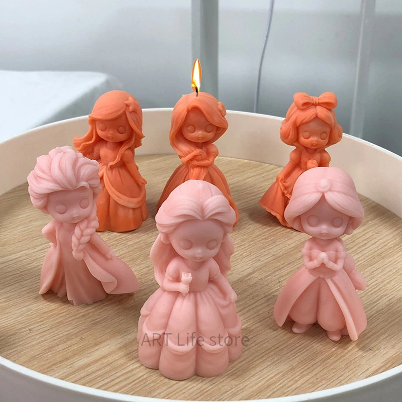 6 Princess Doll Silicone Candl - огляд і ціна Soap Making Business