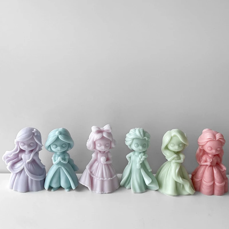 6 Princess Doll Silicone Candl - огляд і ціна Soap Making Business