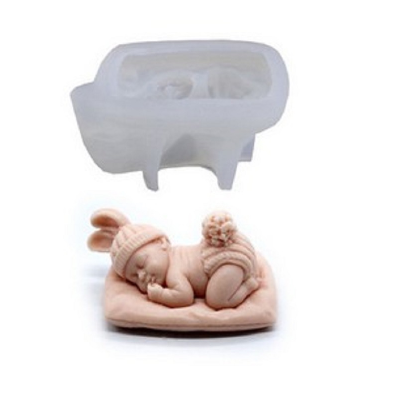 3D Sleep Baby Candle Silicone  - огляд і ціна Soap Making Kit For Kids