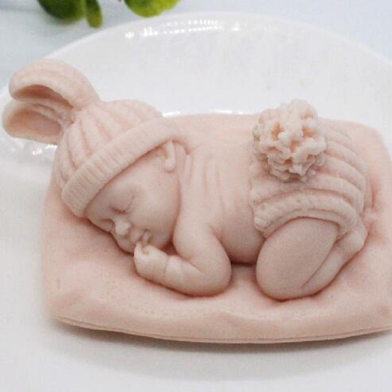3D Sleep Baby Candle Silicone  - огляд і ціна Soap Making Kit For Kids