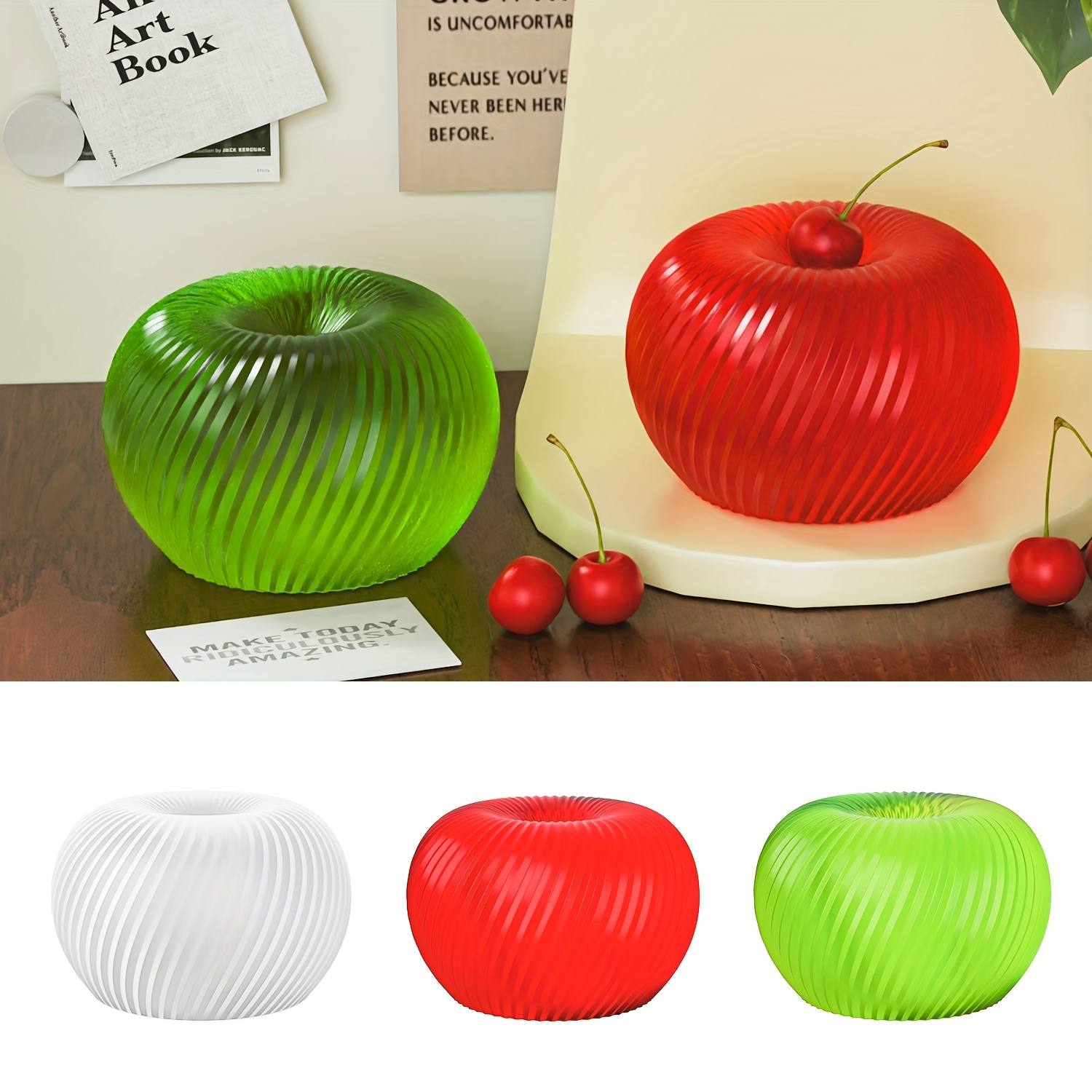 A trendy red apple silicone mo - огляд і ціна Soap Making Kits