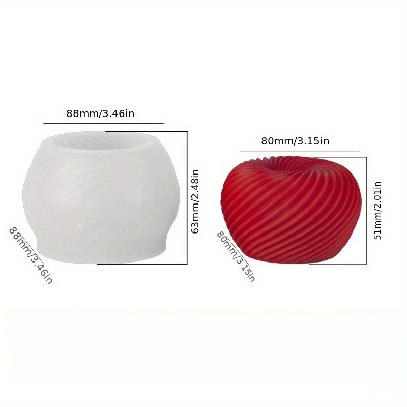 A trendy red apple silicone mo - огляд і ціна Soap Making Kits