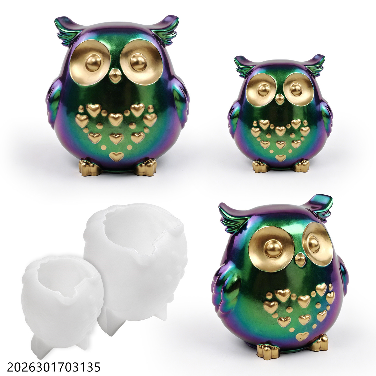 Owl Silicone Mold 3D Bird Shap - огляд і ціна Soap Making Kits