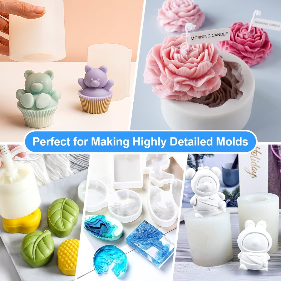 Silicone Mold Making Kit, 38.8 - огляд і ціна Soap Making Tutorial
