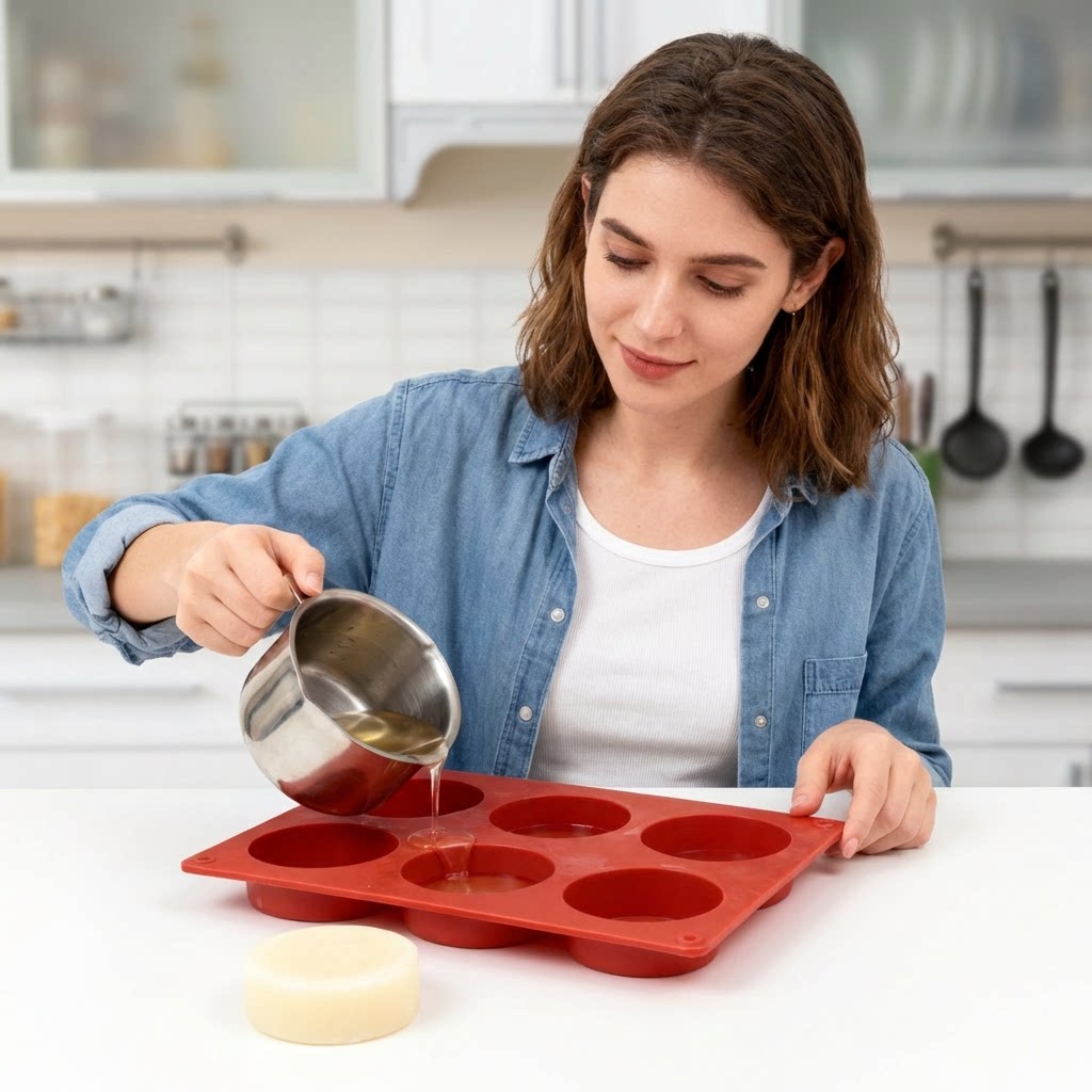 Round Silicone Soap Mold DIY H - огляд і ціна Soap Making Business